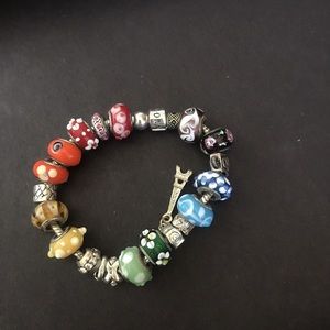 Pandora charm bracelet.